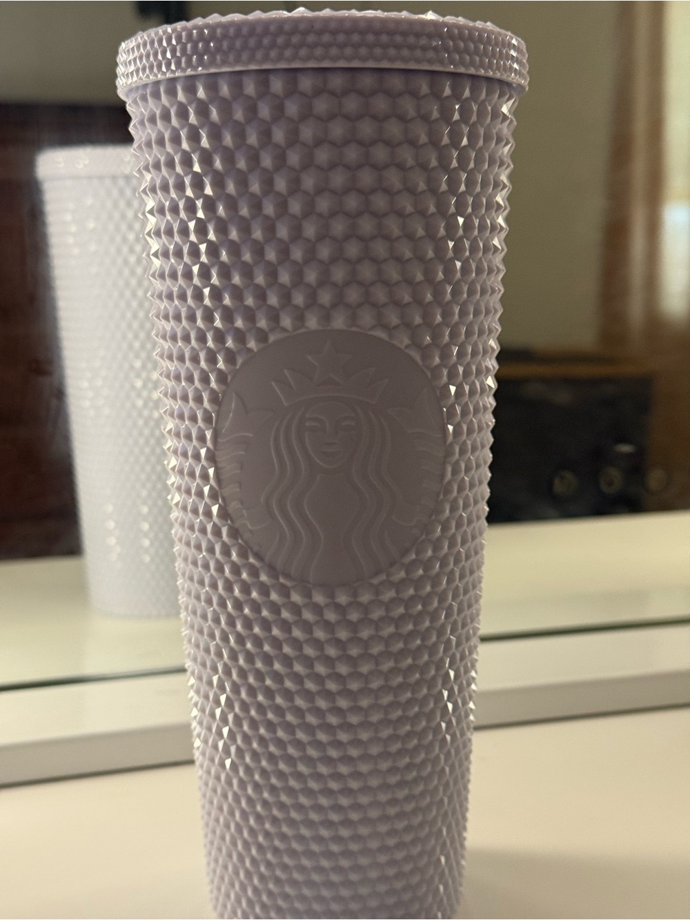 Starbucks Studded Tumbler White Matte 24oz Cold Cup 2021 Limited Edition NWT 🤍✨